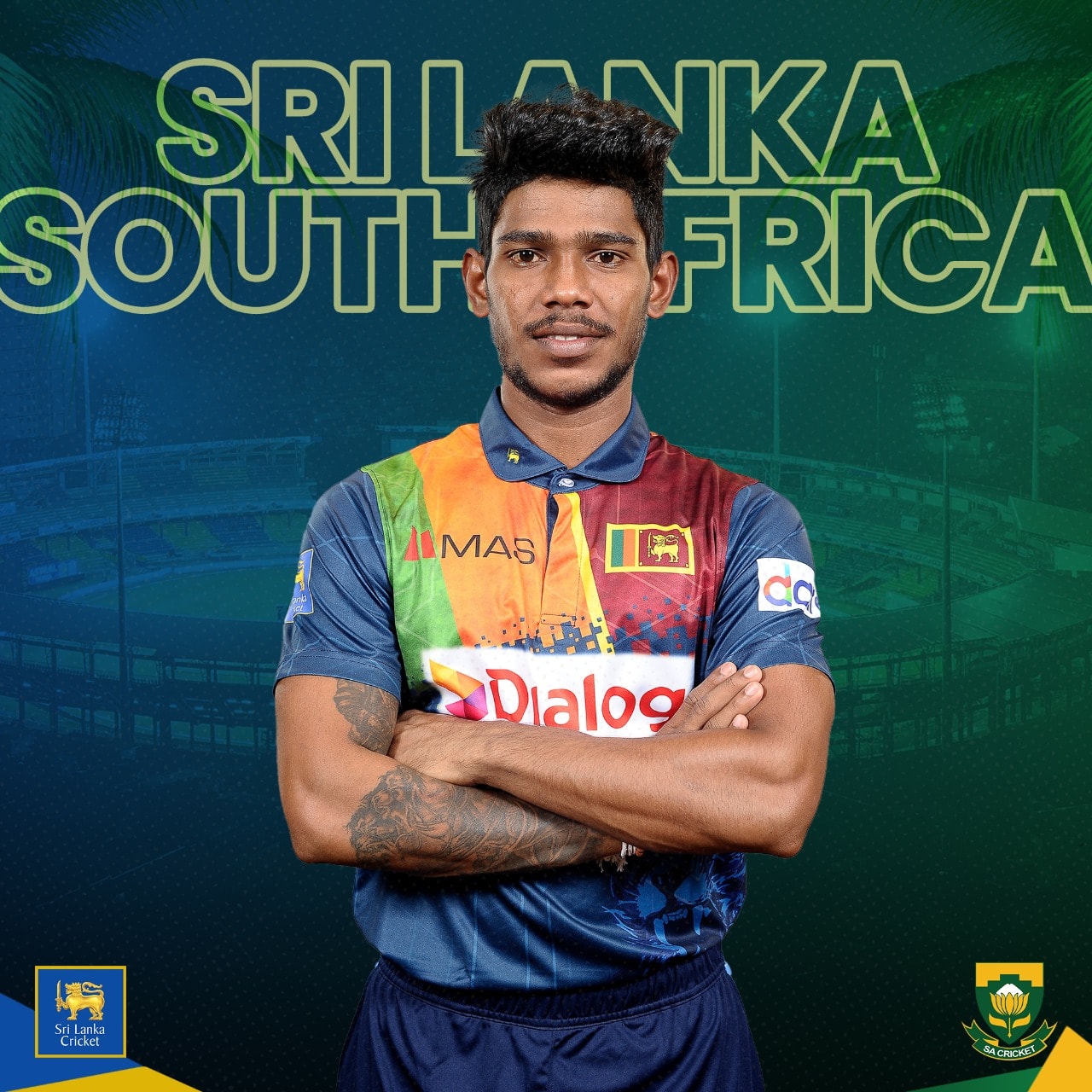 Here's Srilankan squad for the T20I series vs south Africa