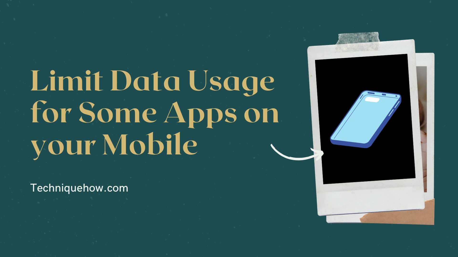 limit Data Usage of background apps