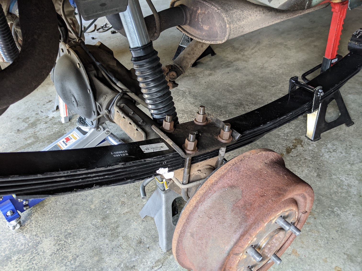 Urban Trailseeker Jeep Cherokee XJ Rubicon Express 3.5" Rear Leafs