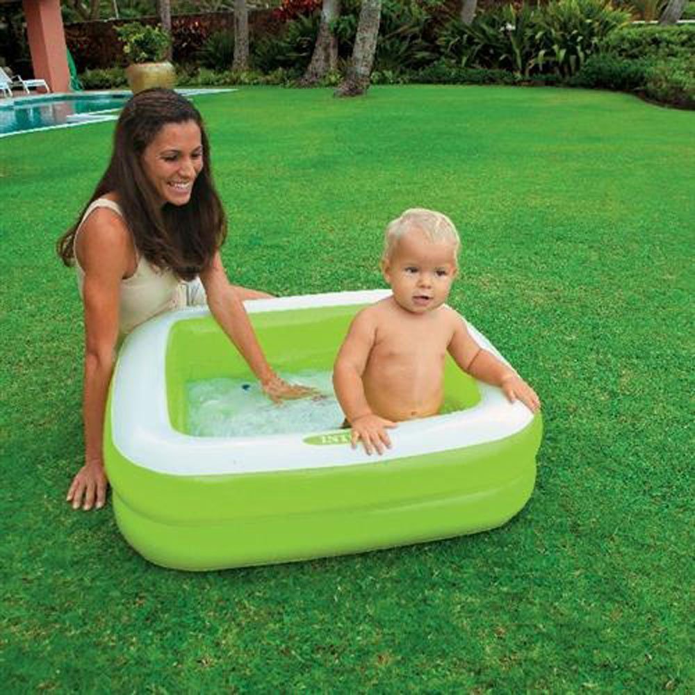 BongBongIdea: INTEX INFLATABLE BOX POOL FOR CHILDREN 85 X 85 X 23CM