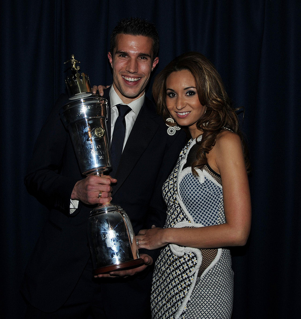 Football Stars Robin Van Persie With Wife New BeautiFull Photos