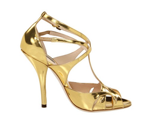 THE CITIZEN ROSEBUD: Feeling Golden: Shoes that Gleam