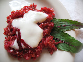 quinoa with beets