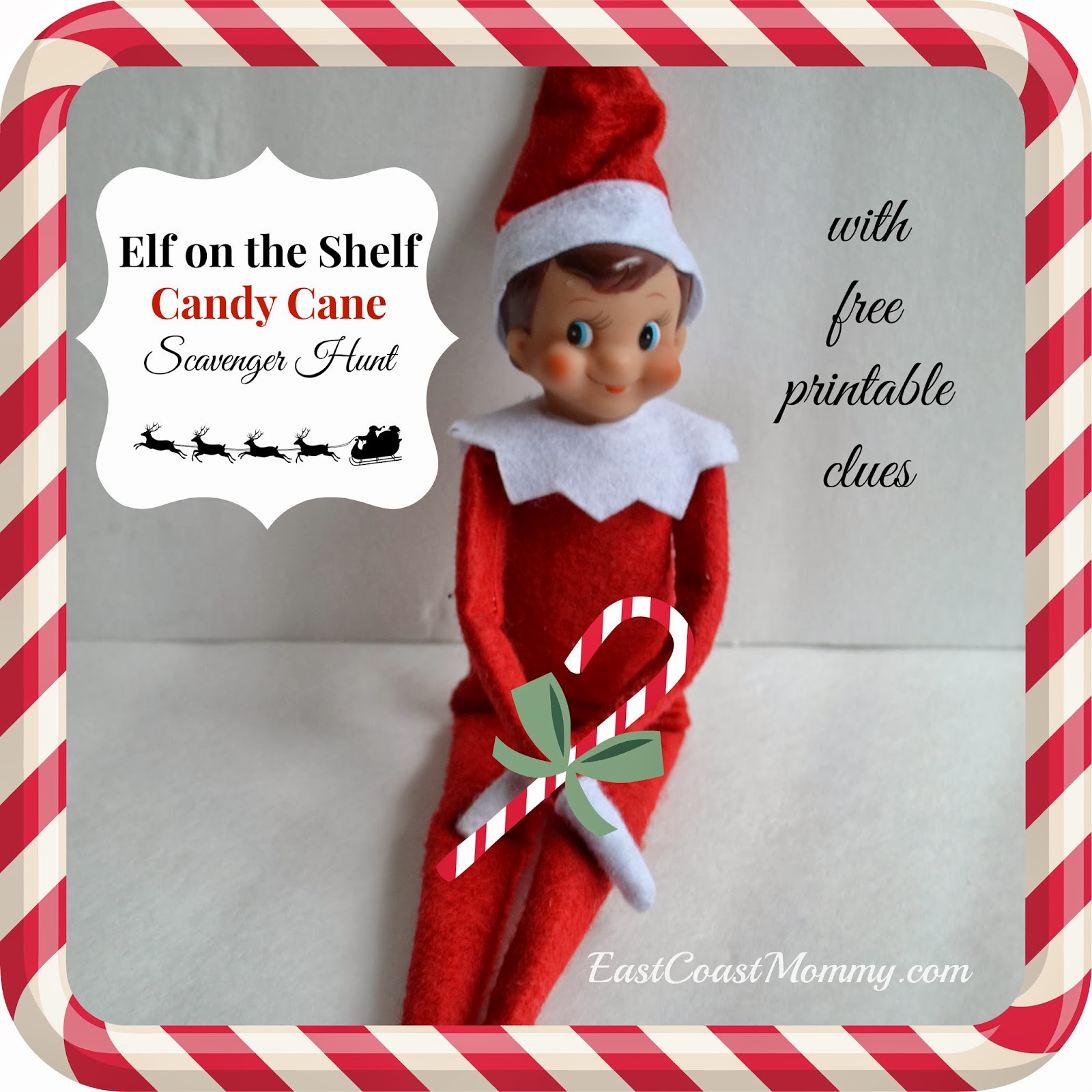 East Coast Mommy Elf On The Shelf Candy Cane Scavenger Hunt East Coast Mommy Elf On The Shelf Candy Cane Scavenger Hunt