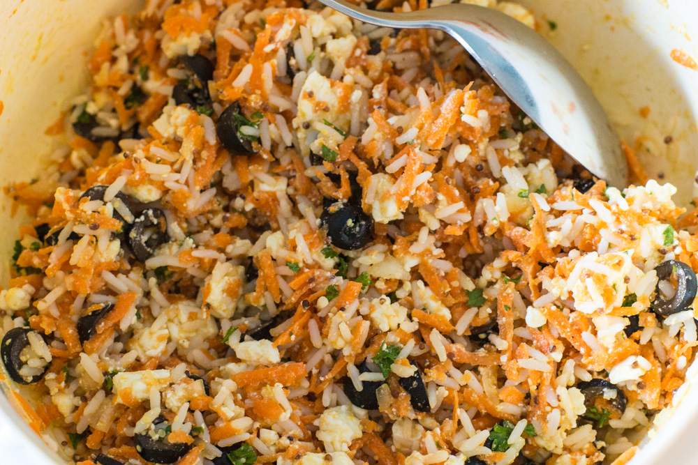 Karsten&amp;#39;s Blog: Möhren-Reis-Salat mit Fetakäse und Oliven