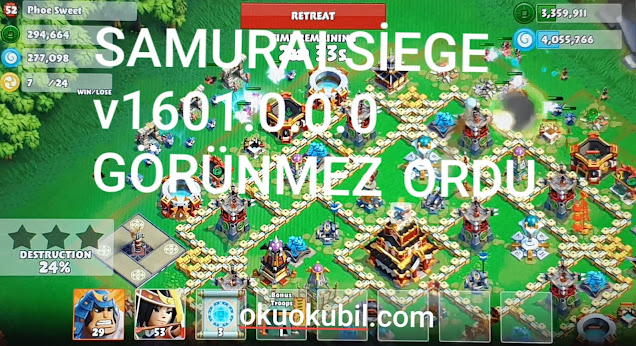 Samurai Siege v1601.0.0.0 – Görünmez Ordu Oyunu Süper Hileli Mod Apk İndir