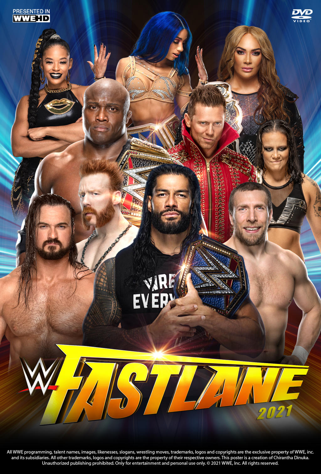 WWE Fastlane 2021 PPV 1080 Latino Ingles