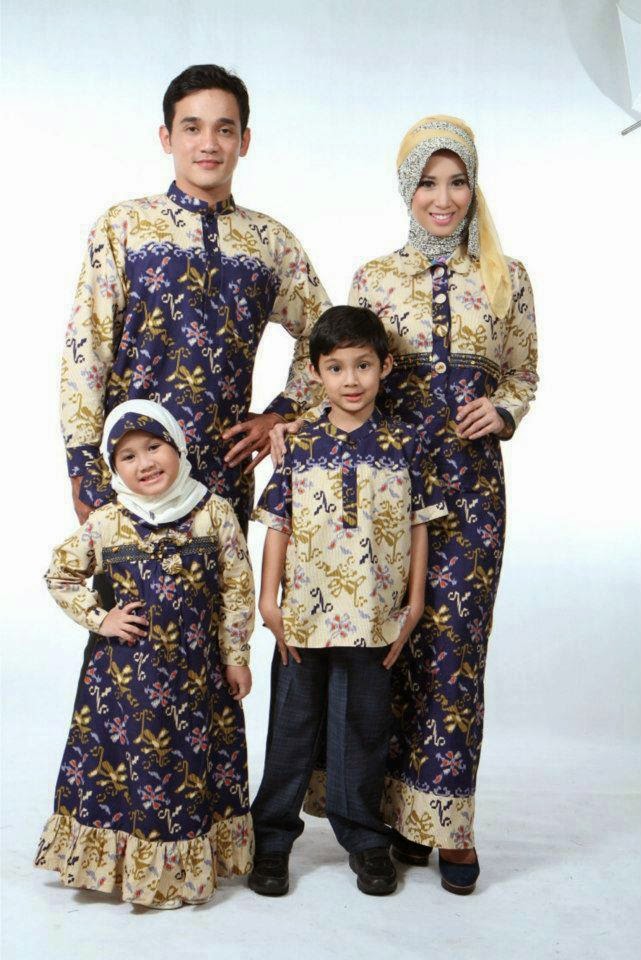 10 Contoh Model Baju Batik Muslim  Anak Terbaik Insfirasi 