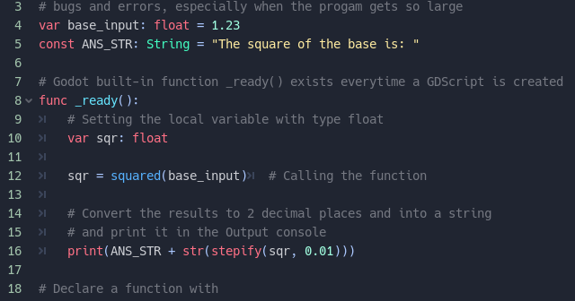 Tutorial 4: Basic Functions in GDScript ~ Godot Engine Tutorial