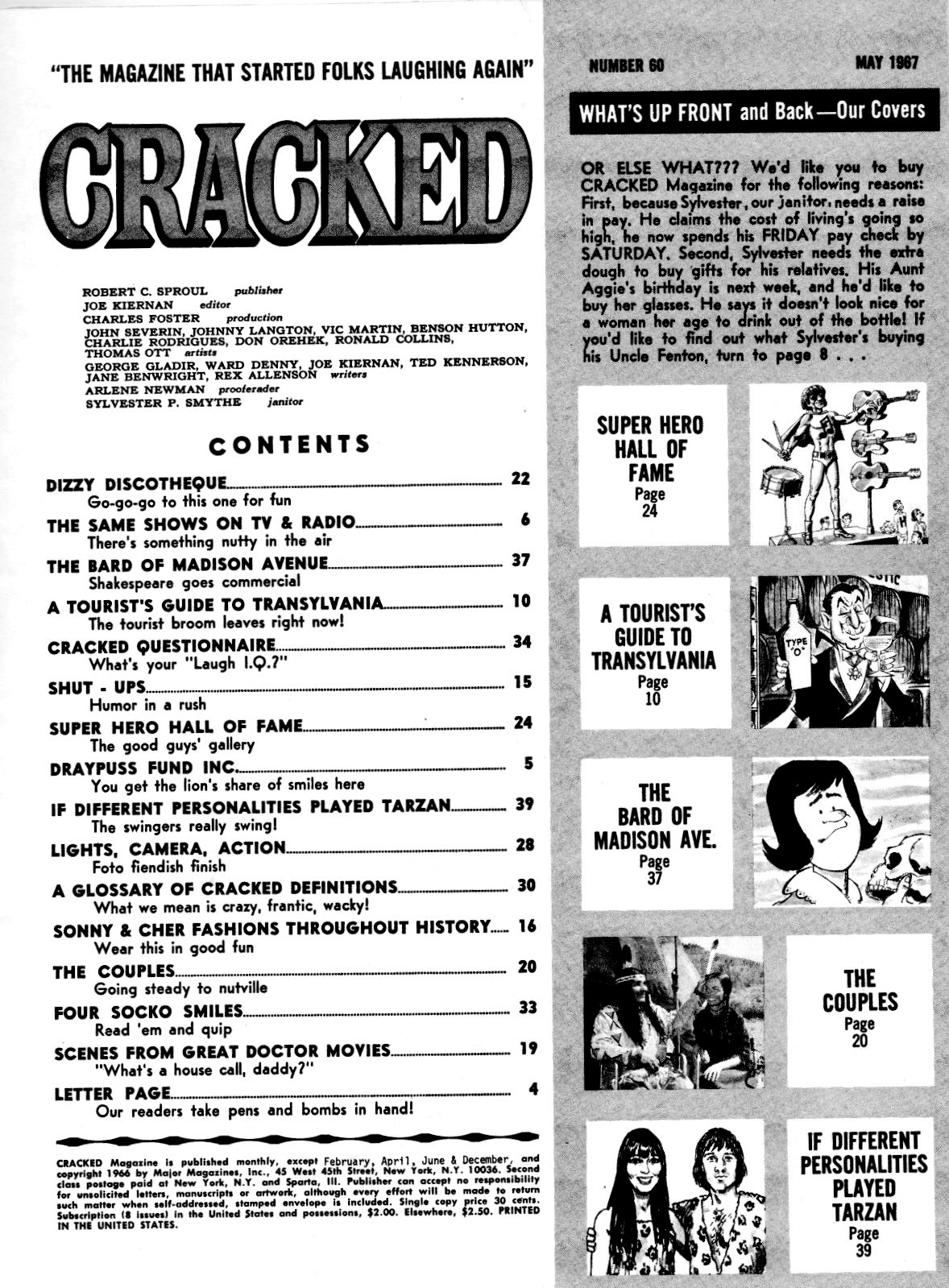 Cracked Magazine and Others Cracked Magazine 60