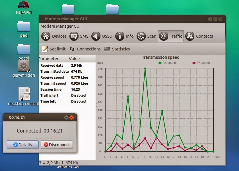 Modem Manager GUI