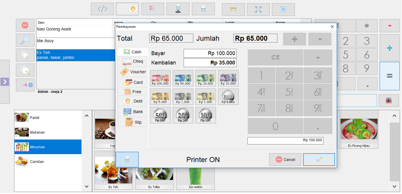 software restoran