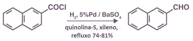 mecanismo da redução rosenmund  reação