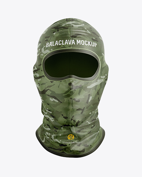 Download Balaclava Mask Mockup Front View Psd PSD Mockup Templates