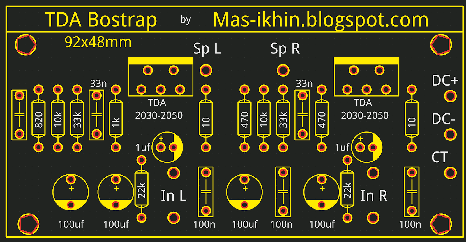 Stereo TDA 2050 Bostrap - Mas ikhin Web'Blogs