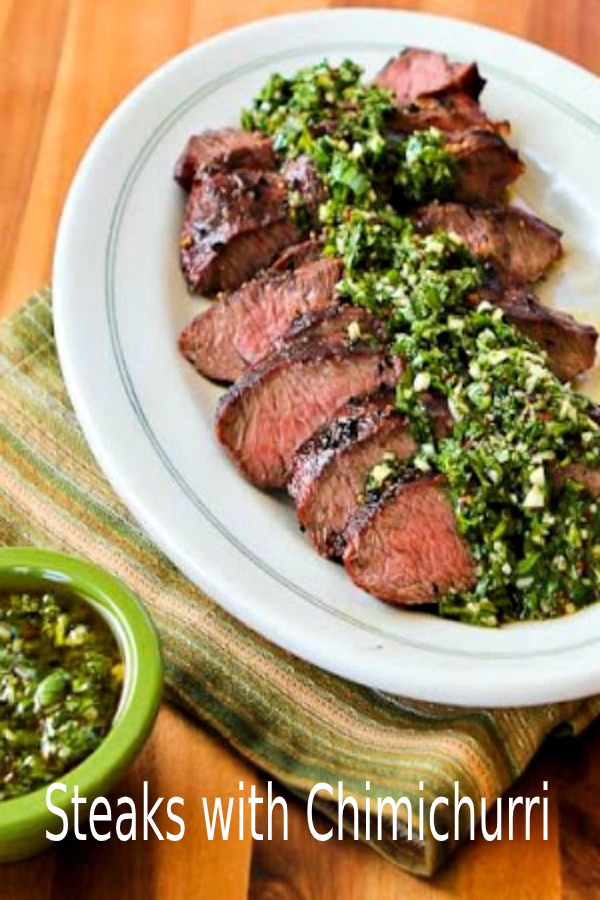 Steaks with Chimichurri happy cook