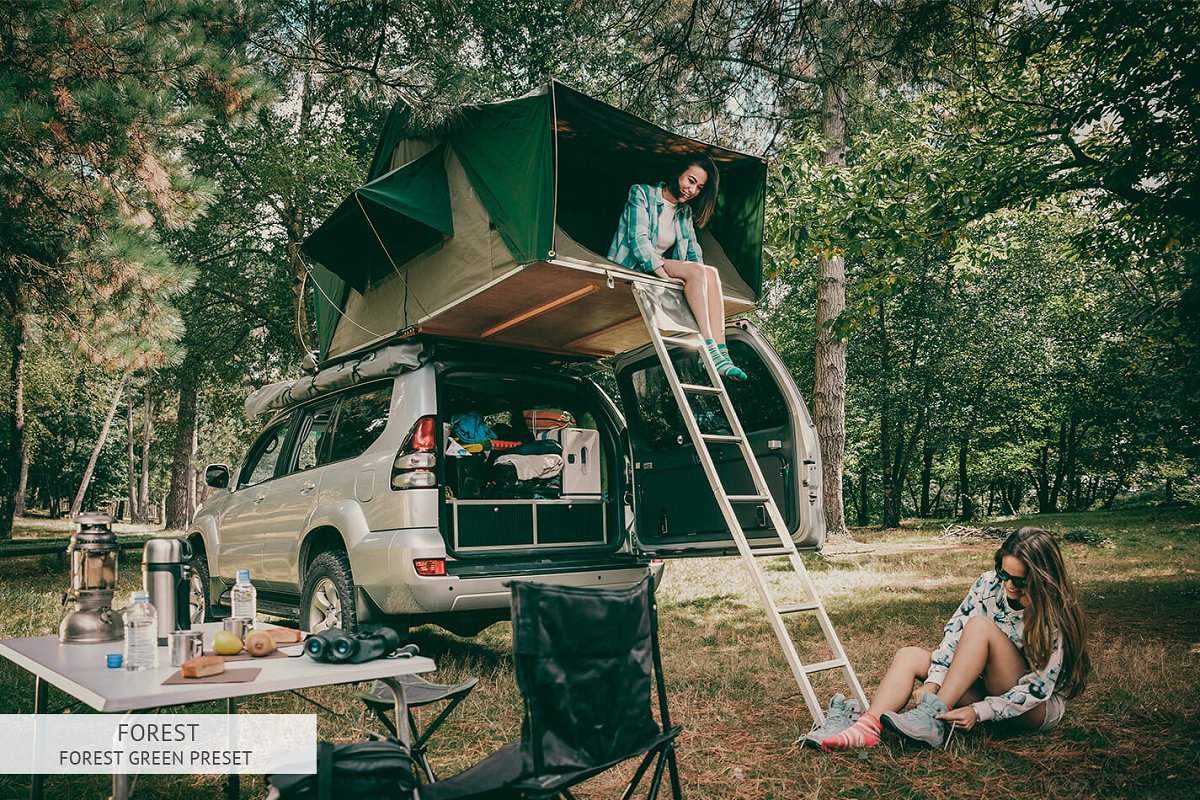 Presets Tone Màu Xanh Lá Cây Phù Hợp Với Ảnh Dã Ngoại – Forest Lightroom Presets (DNG, XMP, LR)