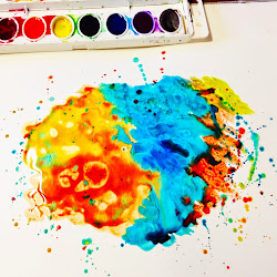 Hey Squirrel Design Co : Watercolor Splash Art