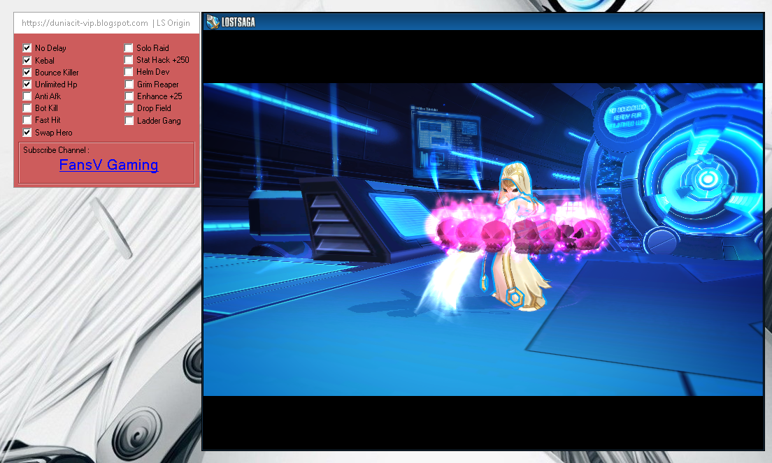 Cheat Lost Saga Origin After Maintance No Delay,Kebal,Bounce,Unlimited