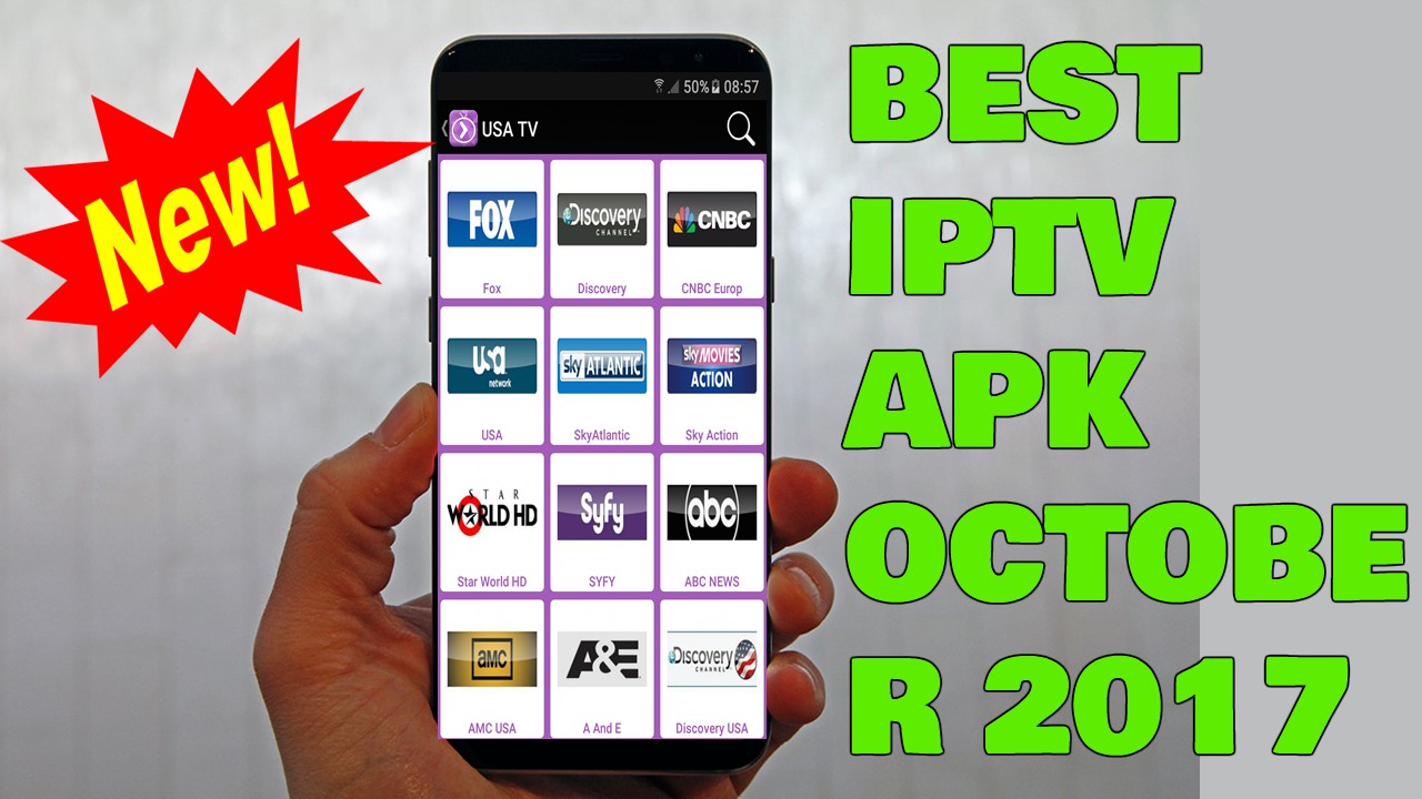 BEST IPTV APK OCTOBER 2017 USA UK ITA GER FR PORTUGAL TV