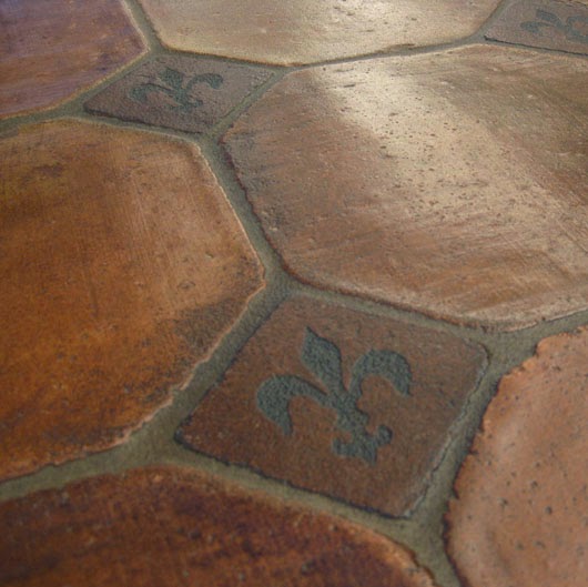 This Old Coconut Grove: Mexican Saltillo & French terracotta tiles vs