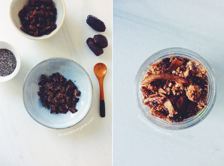 Granola de chocolate casera