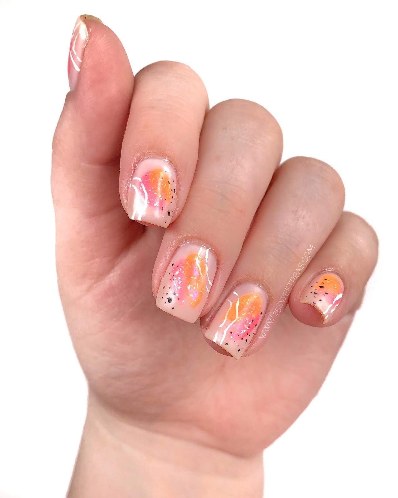 Easy Abstract Nail Art for Summer — 25 Sweetpeas