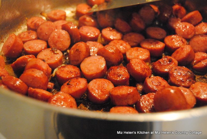 Fried Cabbage With Bacon & Smoked Sausage