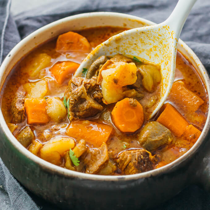 INSTANT POT BEEF STEW WITH POTATOES Sahara's Cooking