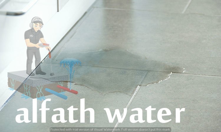 كشف تسربات المياه بدون تكسير