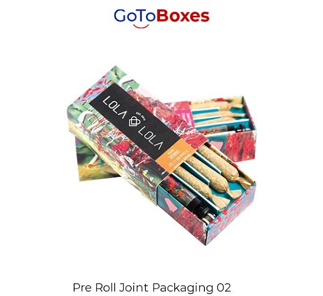 Get the premium quality Pre Roll Packaging Boxes of unique designs in eco-friendly material at cheap rates with an offer of free shipping. Therefore, you can start your own business of Pre Roll Boxes by providing excellent services.
