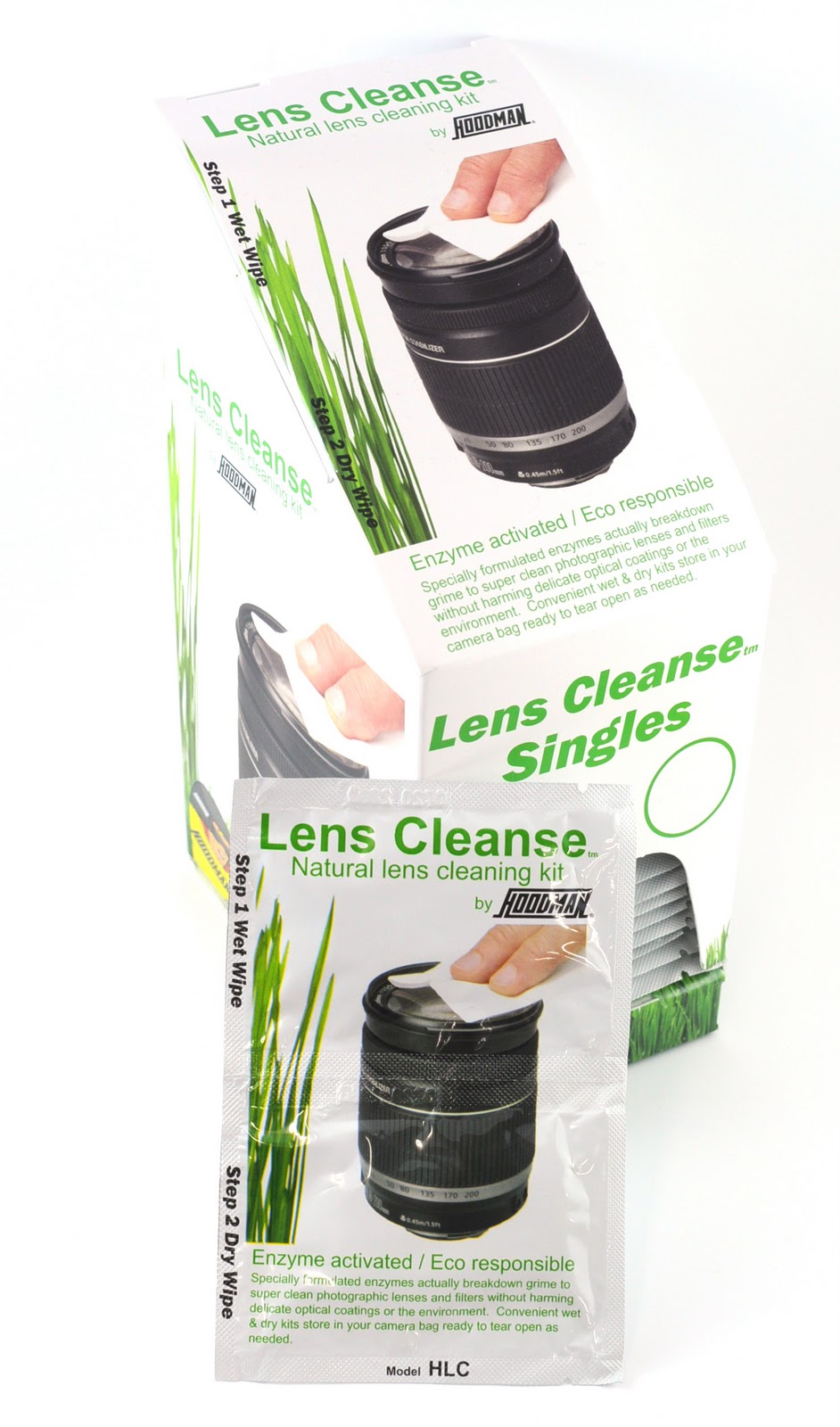 Hoodman Hoodwipes Wet/Dry Lenses Cleaning Technology