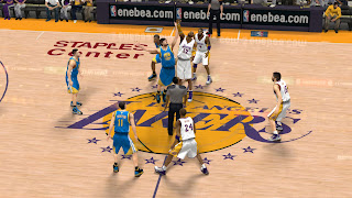 NBA 2K13 Lakers Court Mod 