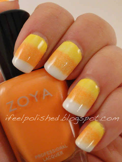 Candy Corn Nails
