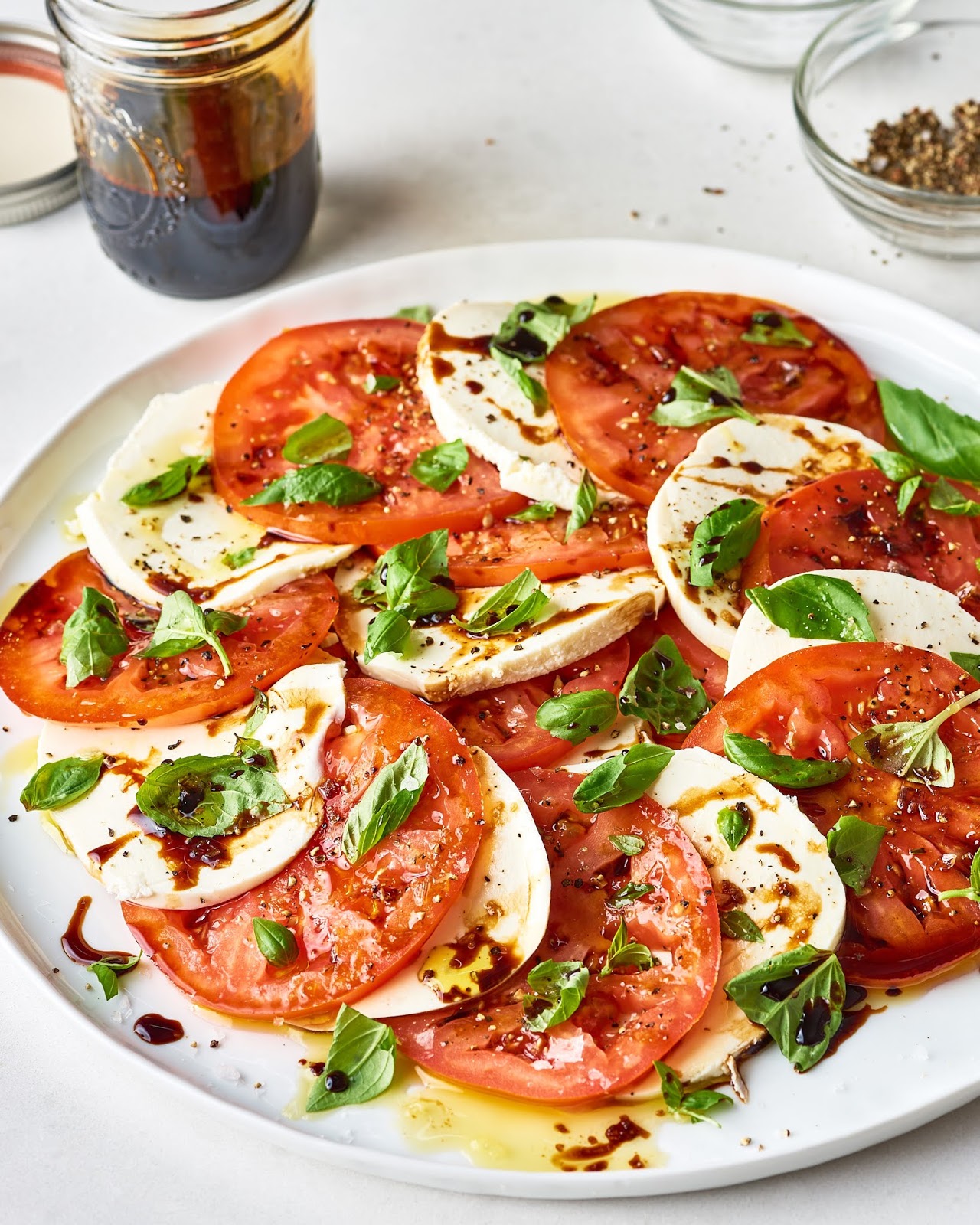 Caprese Salad with Balsamic Vinegar