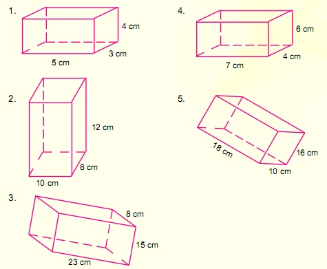 Contoh Soal Volume Balok Matematika Kelas 5 Sd Matematika Dasar