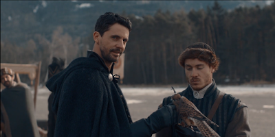 Matthew Goode is about to release a bird and anger Rudolf II