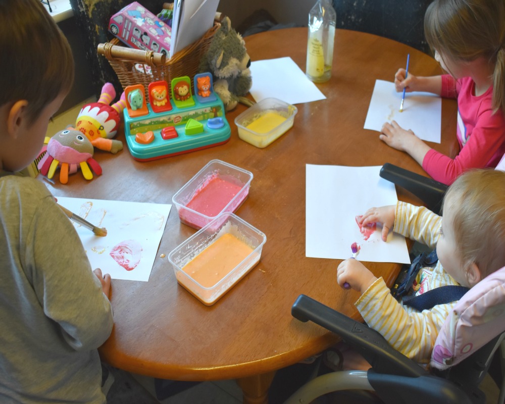 Homemade Baby Safe Paints Whimsical Mumblings