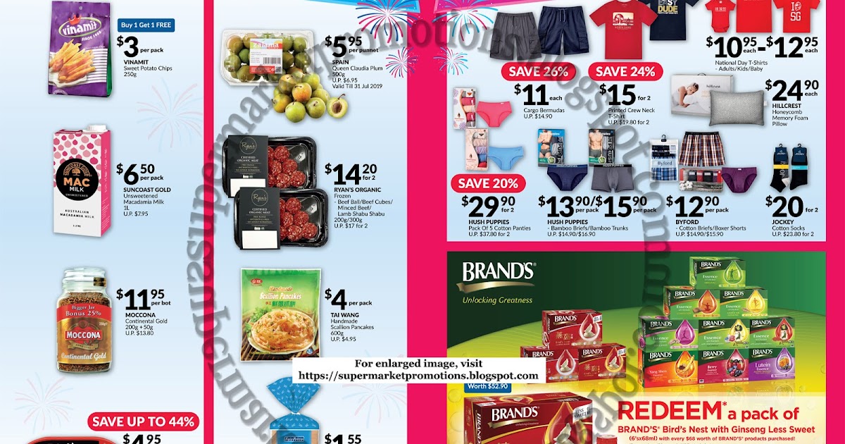 NTUC FairPrice Xtra Fresh Deals and Fashion Promotion 25 July - 07