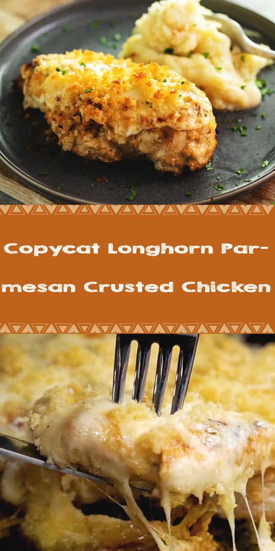 Copycat Longhorn Parmesan Crusted Chicken - LITTLEEDIY