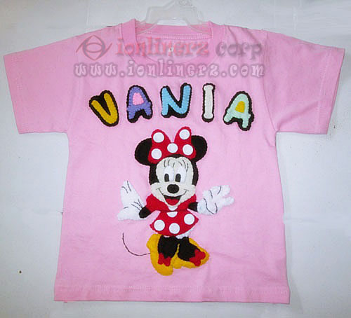 Kaos / Baju Flanel Anak Karakter Kartun Minnie Mouse Kaos / Baju Flanel Anak Karakter Kartun Minnie Mouse