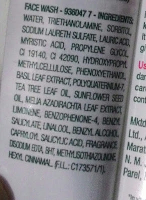 Garnier Pure Active Neem Tulsi High Foaming Face Wash