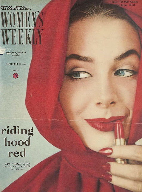1950s cover Australian womens weekly with Red Riding Hood