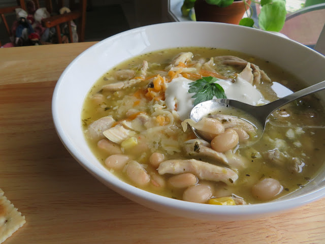 White Chicken Chili for Two