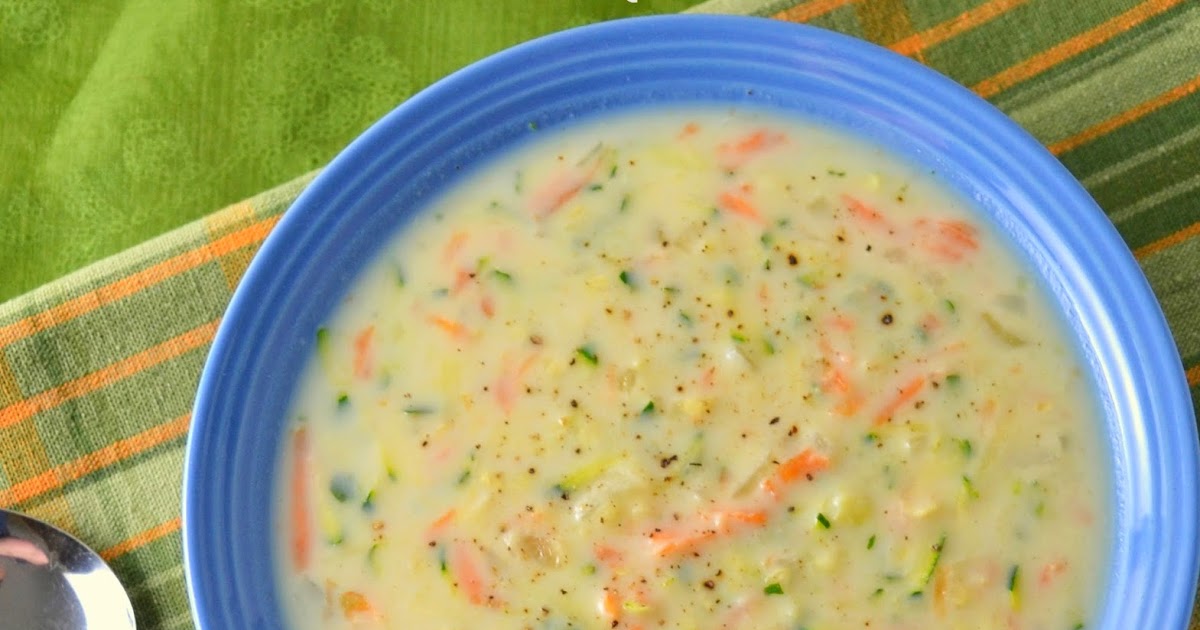Hot Eats and Cool Reads Creamy Zucchini and Carrot Soup Recipe