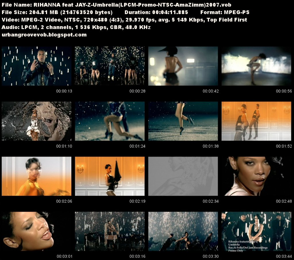 Urban Groove Vob Collection Rihanna feat JayZ Umbrella (2007)