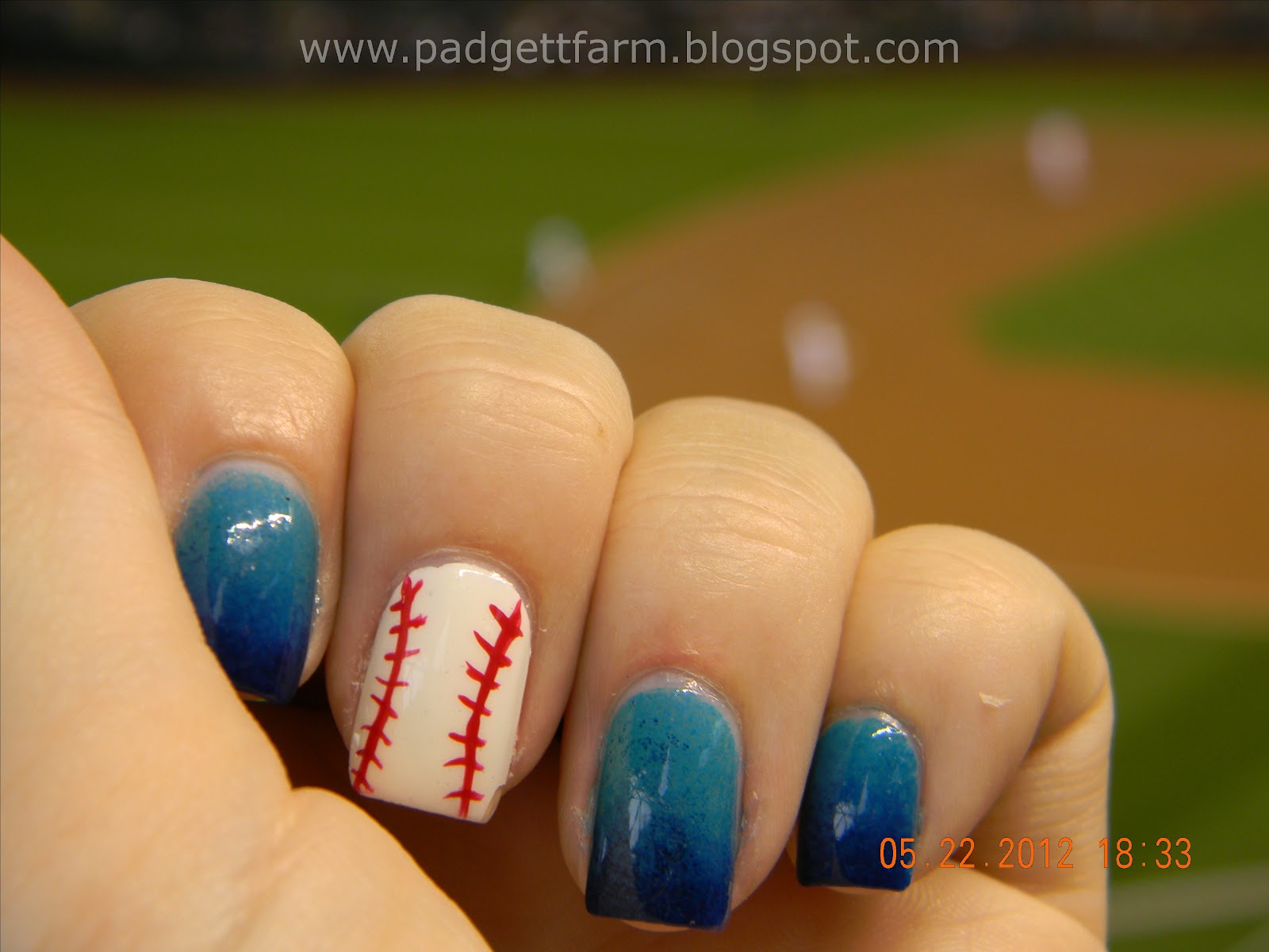 Wickless & Polished! Mariners Baseball Nails