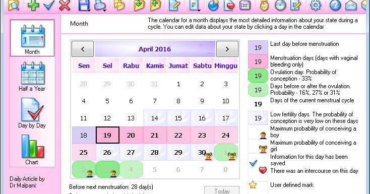 Download Masa Subur System Kalender