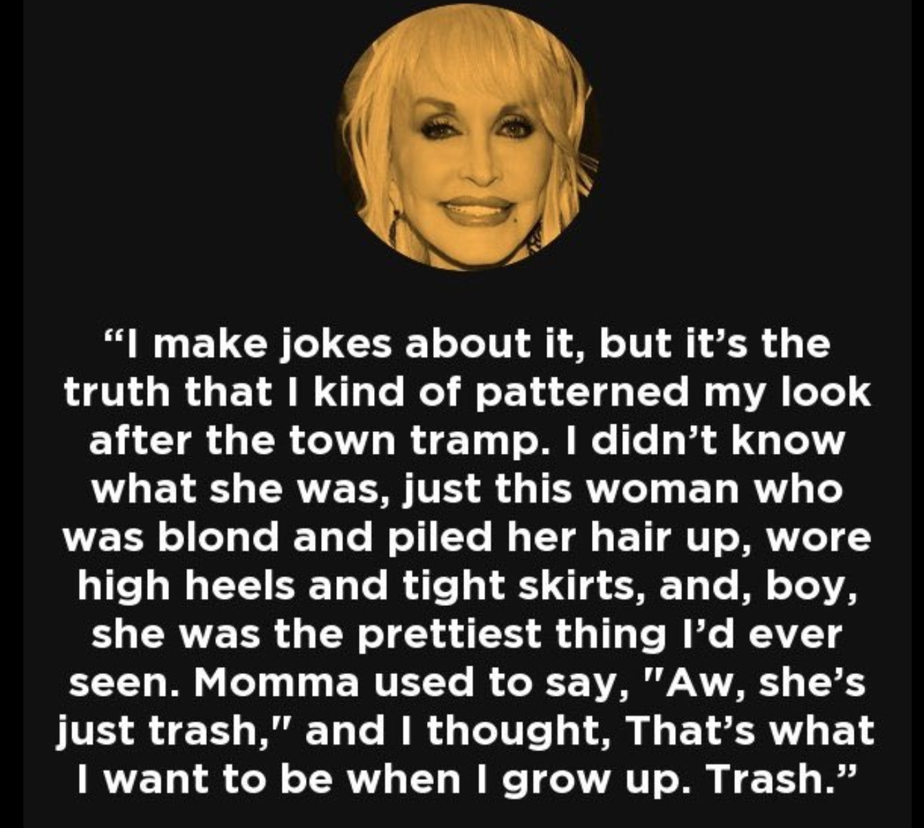 Quotes about trashy females