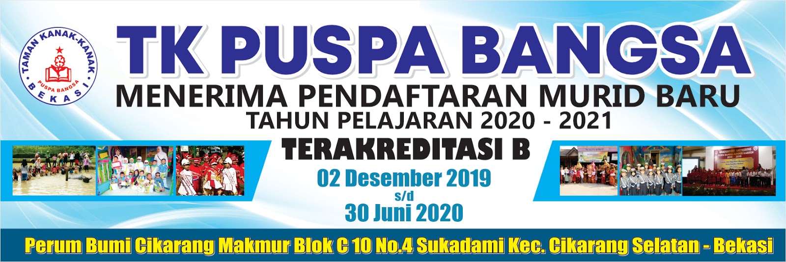 Contoh Banner Pendaftaran Tahun 1